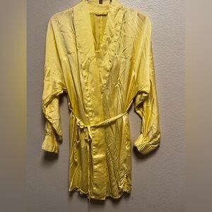 Lunya Yellow Women’s silk robe